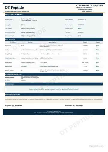 SHB-5 COA